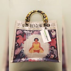 NWT•Stella’ Meditation’ newspaper tote bag! 📰